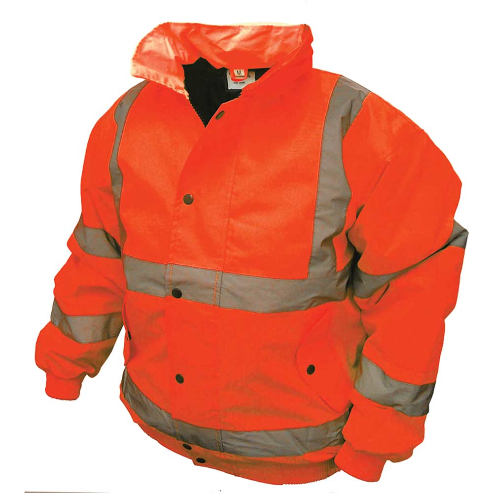 Image of Scan High Vis Bomber Jacket Orange Medium 39 - 41&quot; Chest