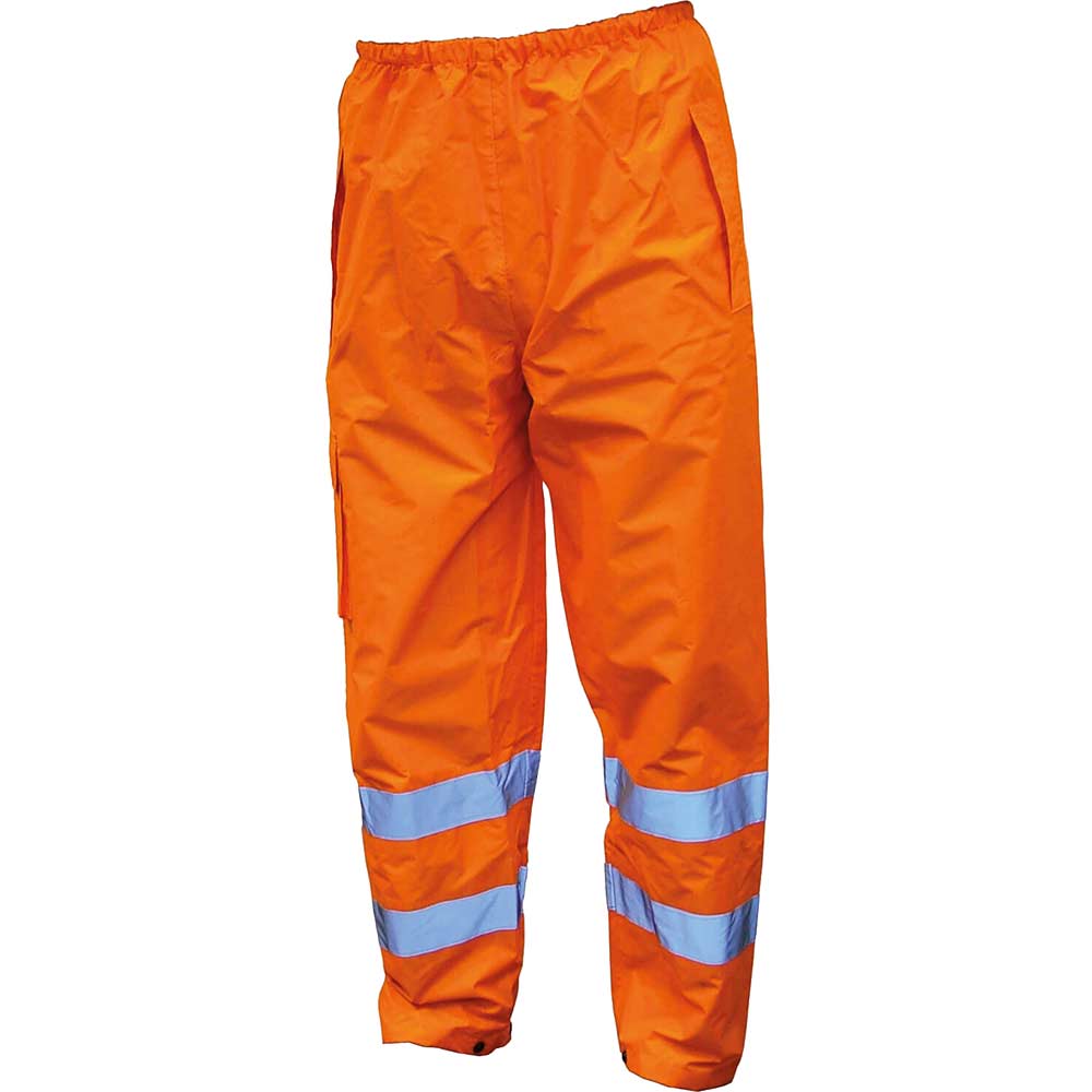 Image of Scan Hi Vis Motorway Trousers EN343 Class 3 Orange Medium