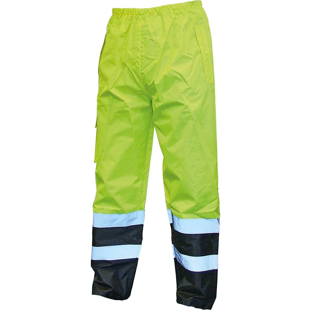 Image of Scan Hi Vis Motorway Trousers EN343 Class 3 Yellow XL