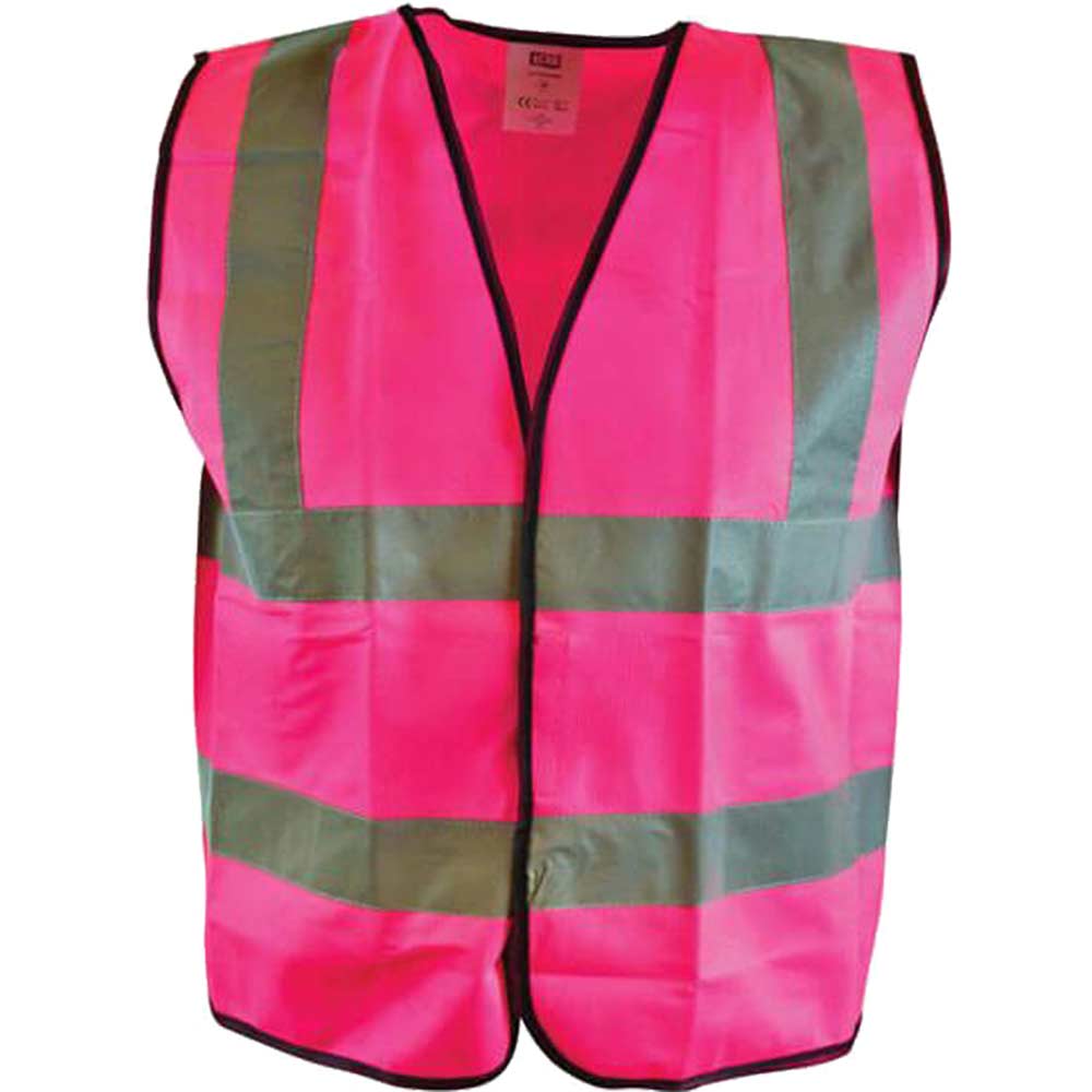 Image of Scan Hi Vis Waistcoat EN471 Class 2 Pink Medium