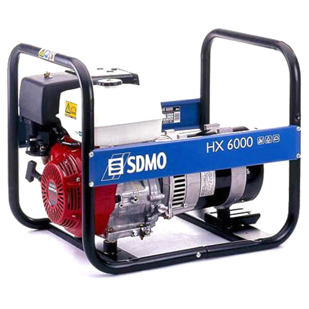 Image of SDMO HX 6000 Portable Petrol Generator 5.5 Kw (6.8Kva) with Honda GX390 Engine