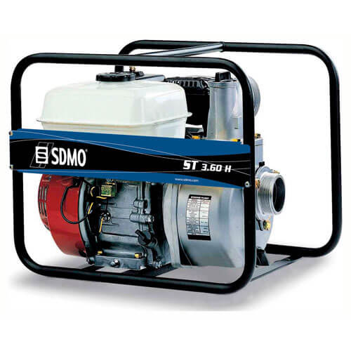 SDMO ST3.60H Petrol Clean Water Surface Water Pump 3" / 75mm, 26 Metre Lift, 54000 Litres Hour M