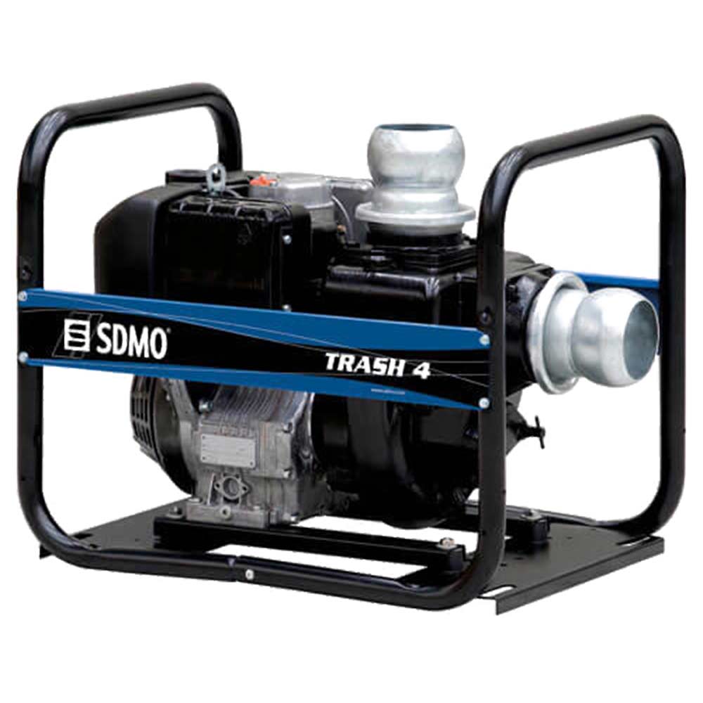 SDMO TRASH4 Diesel Dirty Water Surface Pump 4" / 100mm, 17 Metre Lift, 108000 Litres Hour Max Fl