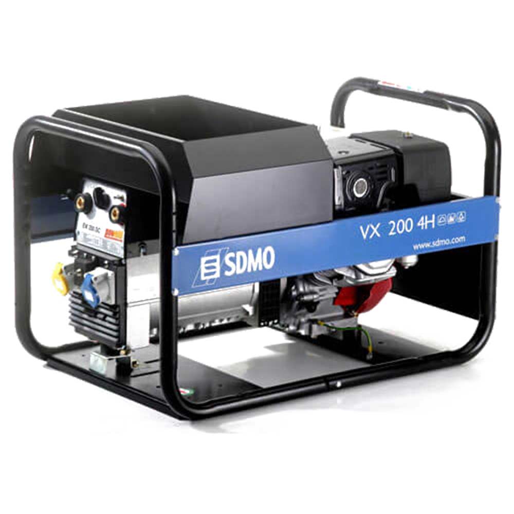 Image of SDMO VX200/4H Petrol Welder / Generator 4 Kw 200amp with Honda GX390 Engine