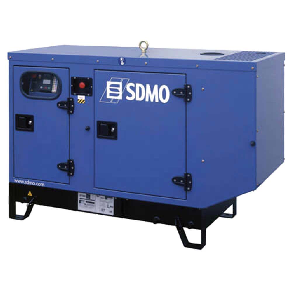 Image of SDMO XP-T12K ALIZE 3 Phase Electric Start Canopied Diesel Generator 9.20 Kw (11.50 Kva) with Mitsubishi S3L2 SD Engine