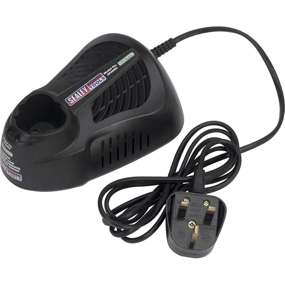 Image of Sealey 12v Lithium Ion Mains Charger for CP4001 / CP4002 / CP4003 / CP4004 & CP4005
