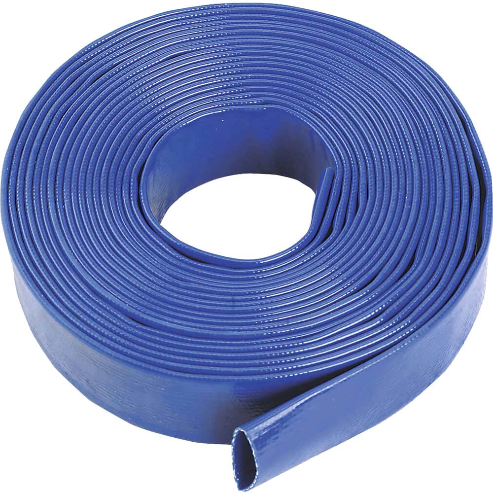 Layflat Hose 32mm (1 1/4") Bore x 50 Metres Long Blue