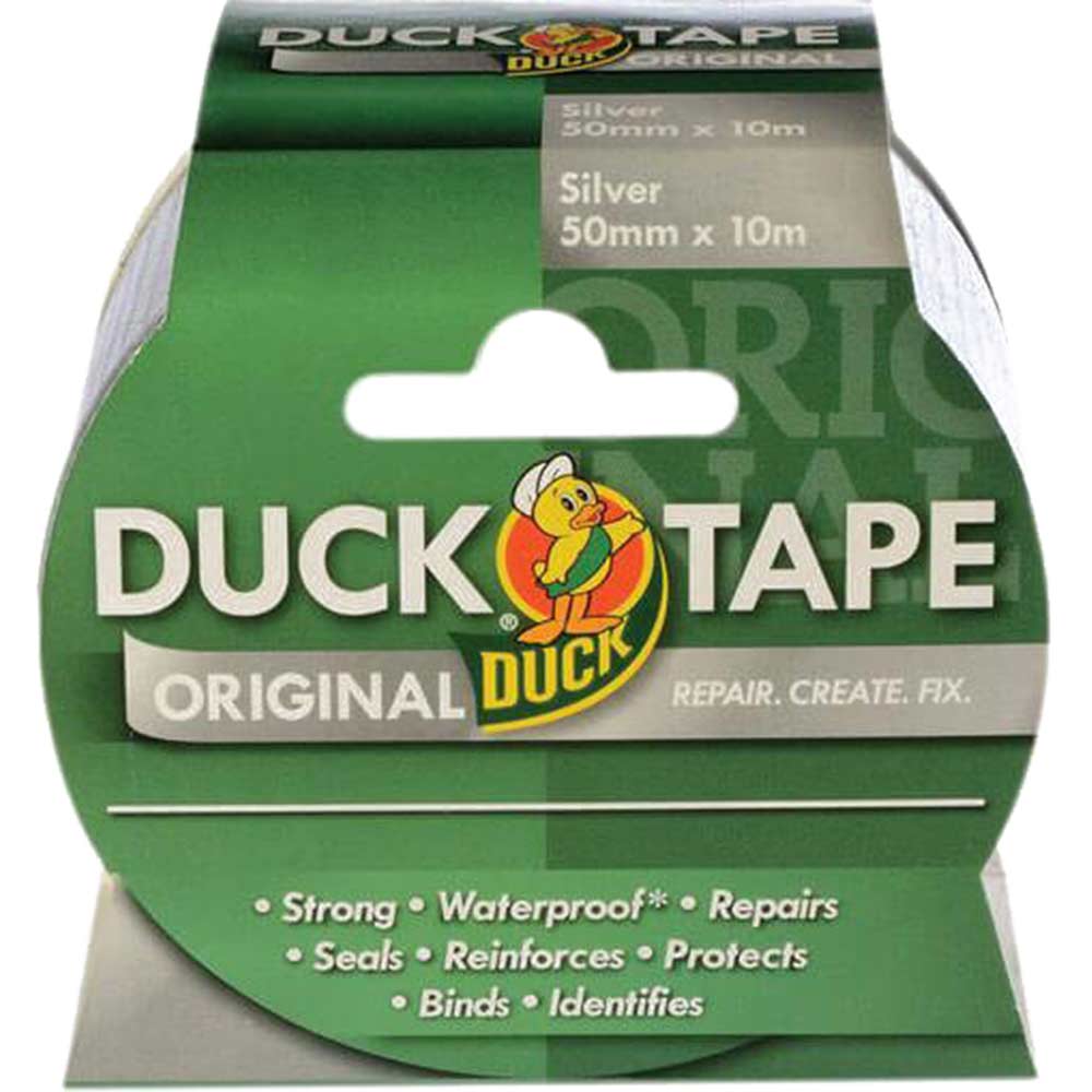 Shure 50mm x 10 Metre Roll Original Silver Duck Tape