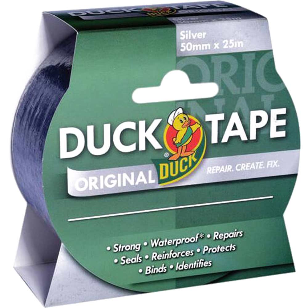 Shure 50mm x 25 Metre Roll Original Silver Duck Tape