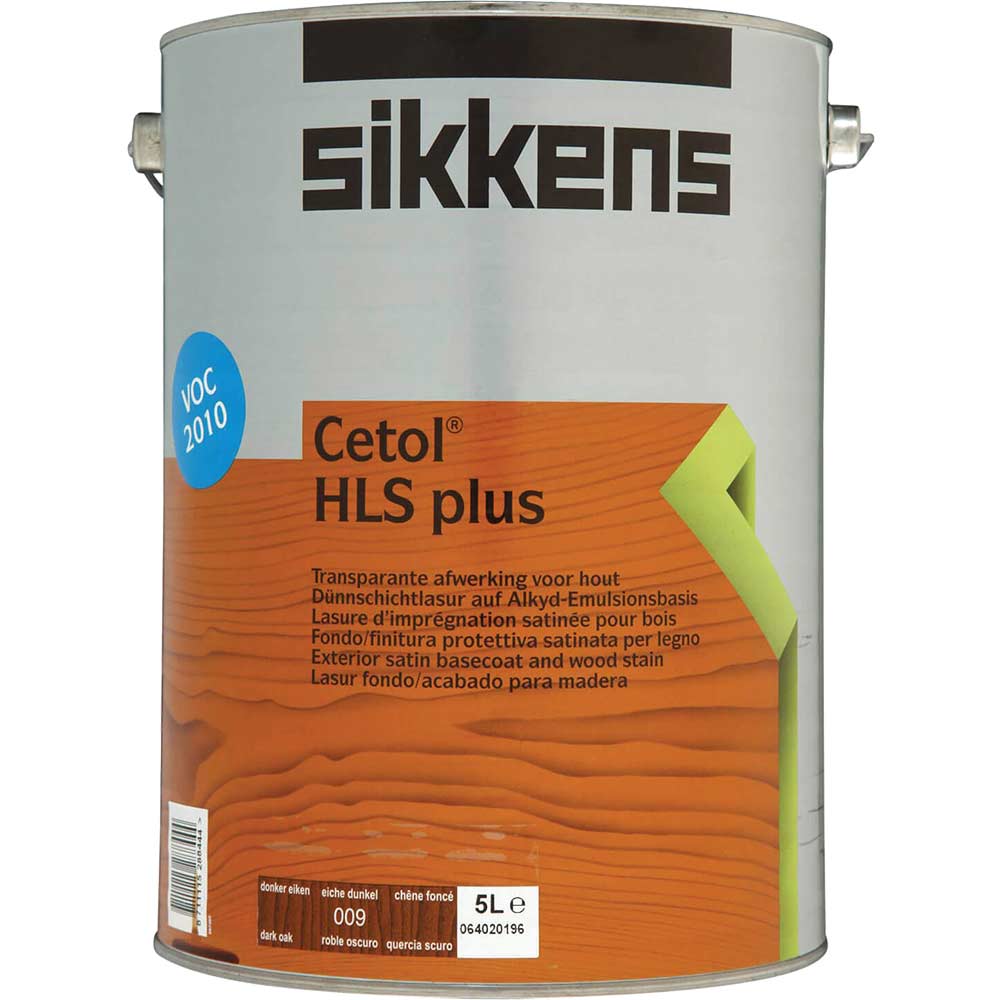 Sikkens Cetol HLS Plus Translucent Woodstain Dark Oak 5 Litre