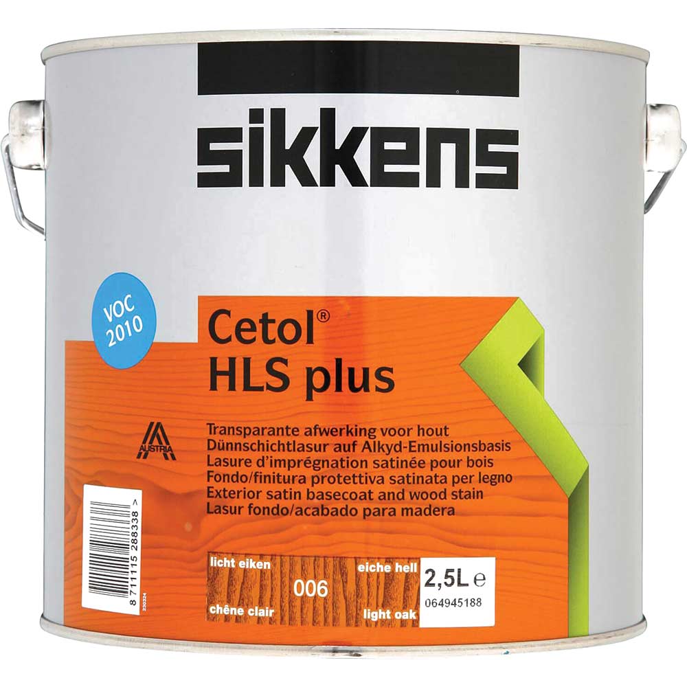 Sikkens Cetol HLS Plus Translucent Woodstain Light Oak 2.5 Litre