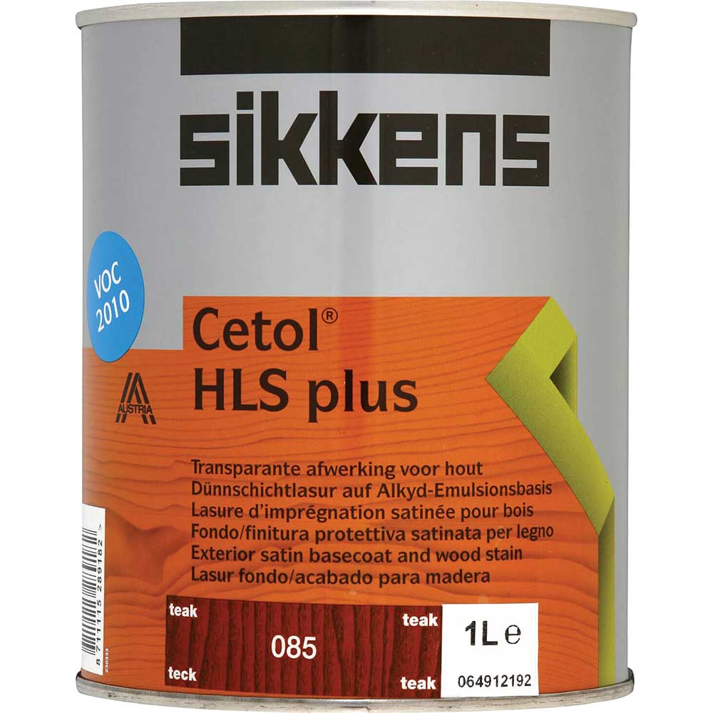 Sikkens Cetol HLS Plus Translucent Wood Stain Teak 1 Litre