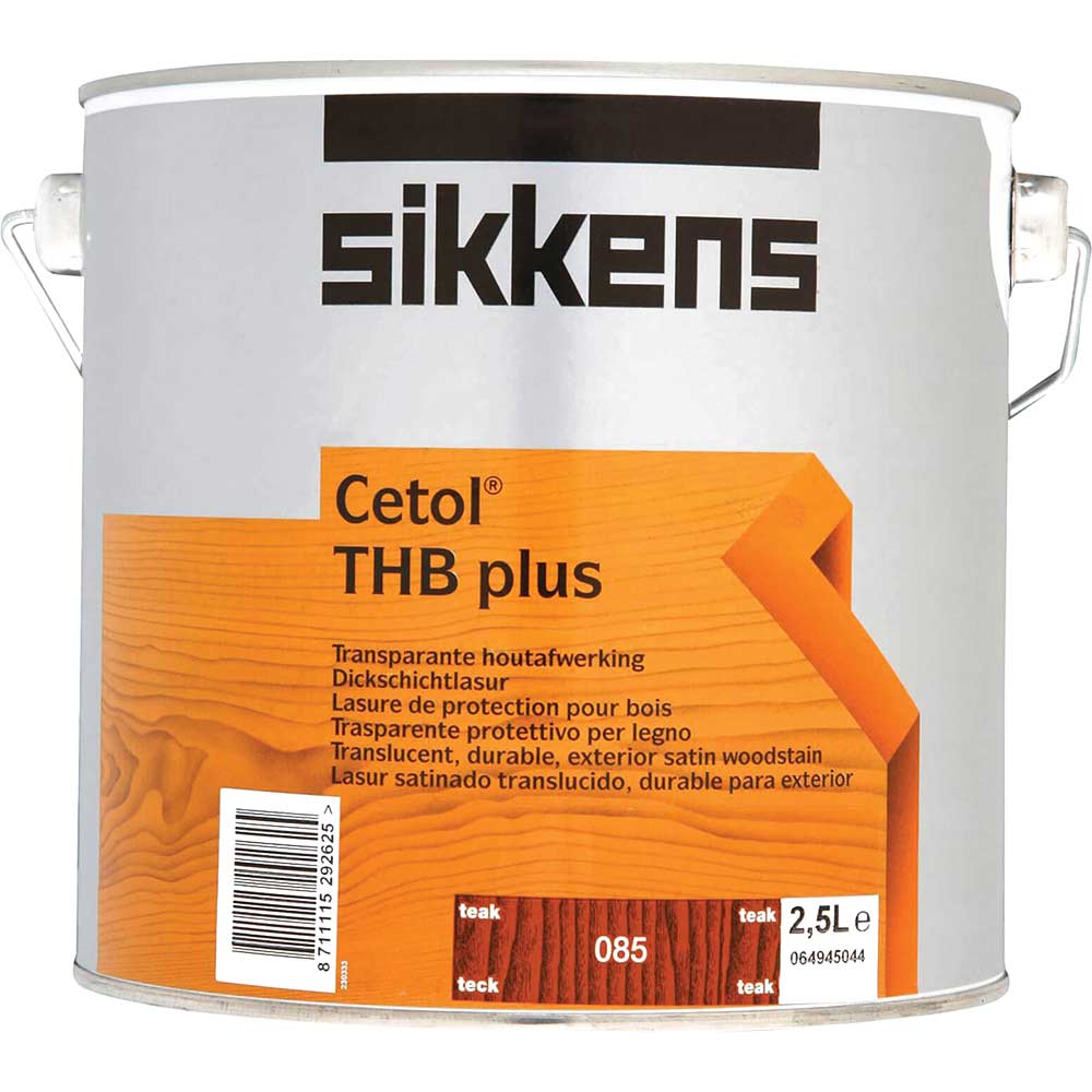 Sikkens Cetol THB Plus Translucent Woodstain Mahogany 2.5 Litre