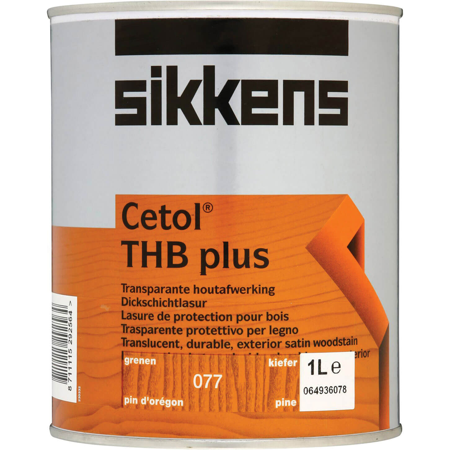 Sikkens Cetol TBH Plus Translucent Wood Stain Pine 1 Litre