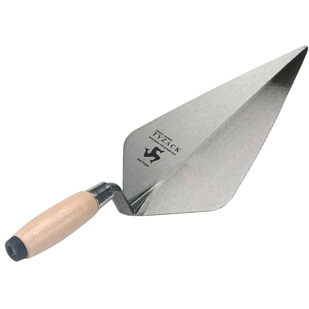 Image of Spear & Jackson Brick Trowel with Wooden Handle 10&quot;
