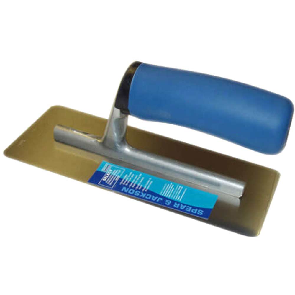 Image of Spear & Jackson Mini Finishing Trowel with Soft Grip Handle 8&quot;