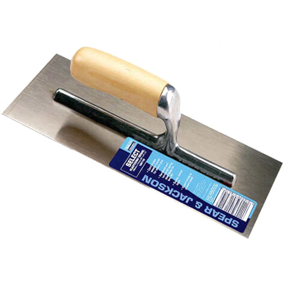 Spear & Jackson Plastering Trowel 11" Wooden Handle