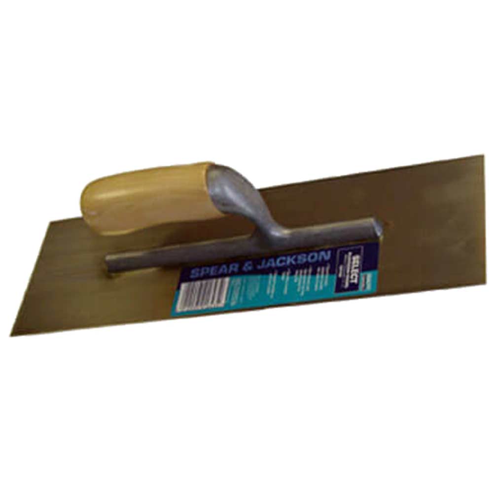 Image of Spear & Jackson Plastering & Flooring Trowel with Wooden Handle 14&quot;