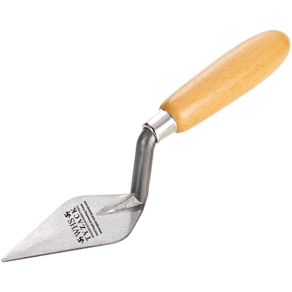 Image of WHS Tyzack Archaeology Trowel with Wooden Handle 4&quot;
