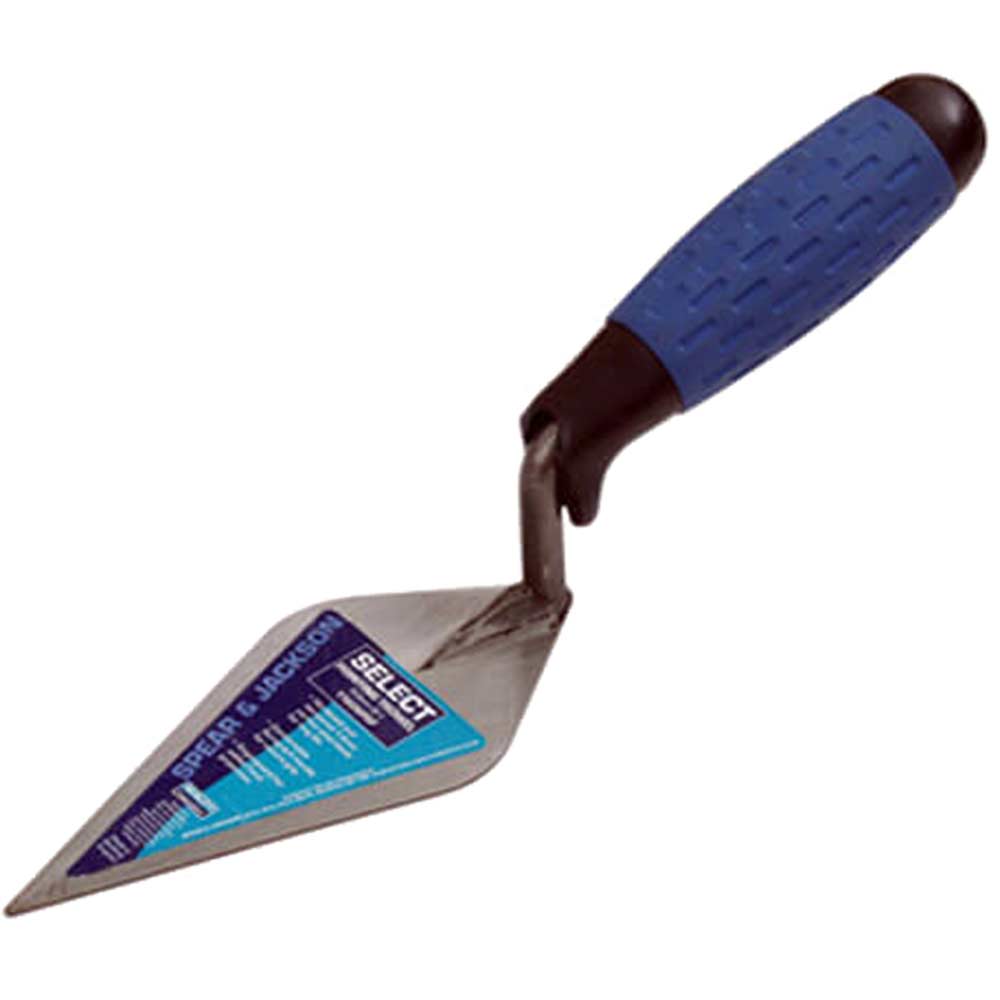Image of Spear & Jackson Select Pointing Trowel with Soft Grip Handle 6&quot;