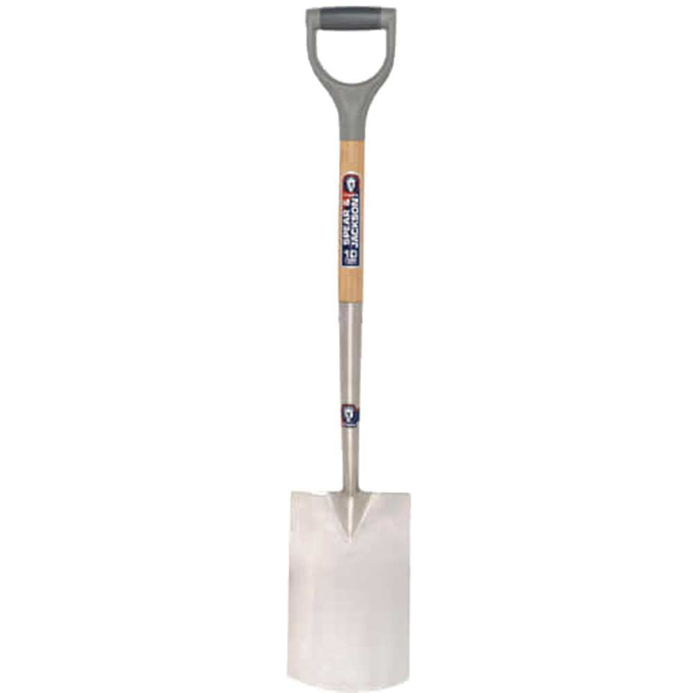 Image of Spear & Jackson Neverbend Stainless Steel Digging Spade with 712mm Handle