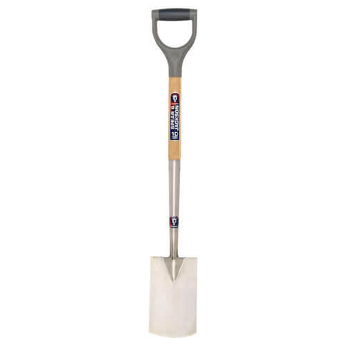Spear & Jackson Neverbend Stainless Steel Border Spade with 712mm Handle