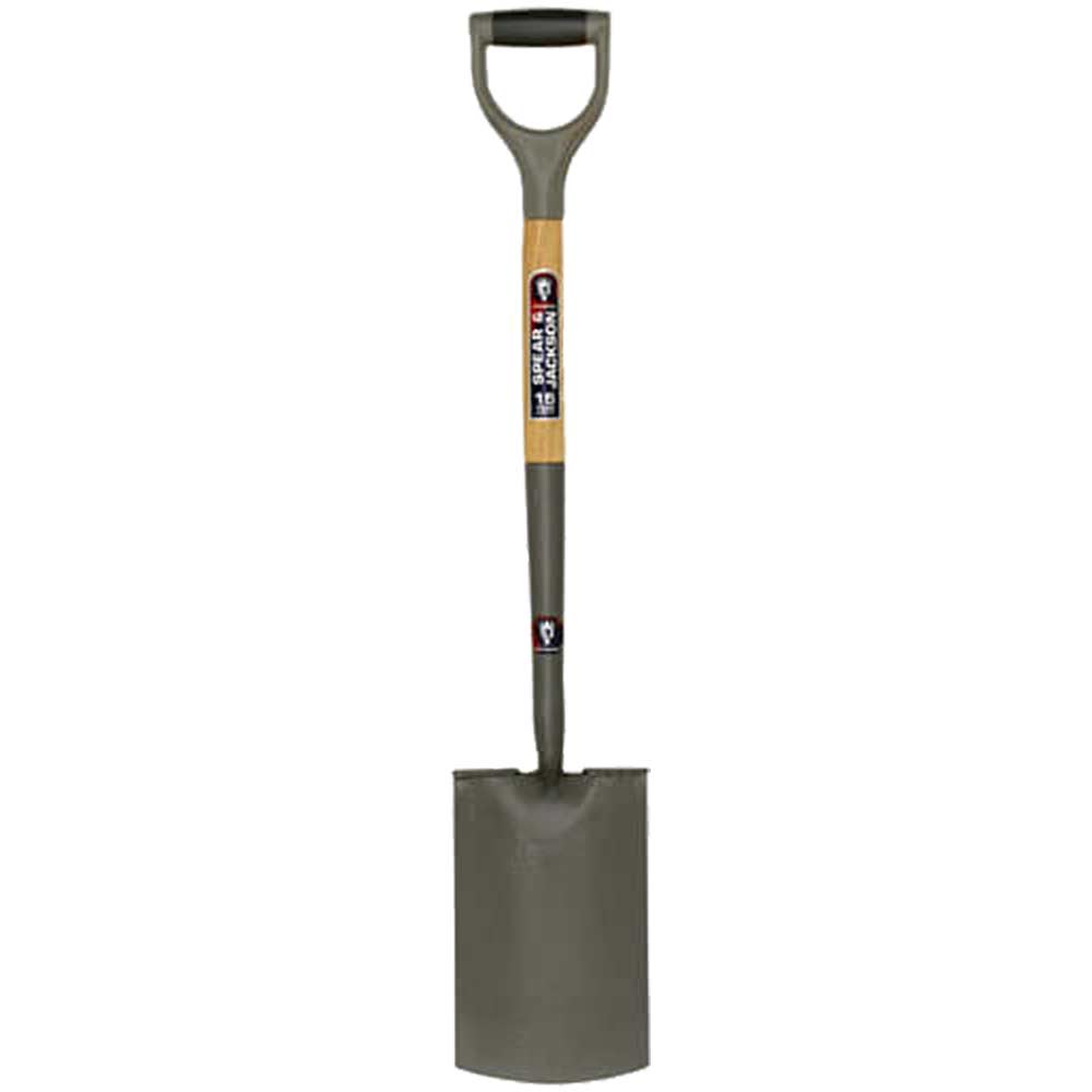 Spear & Jackson Neverbend Carbon Treaded Digging Spade with 712mm Handle