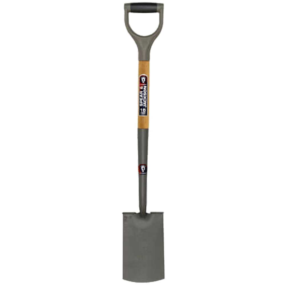 Spear & Jackson Neverbend Carbon Treaded Border Spade with 712mm Handle