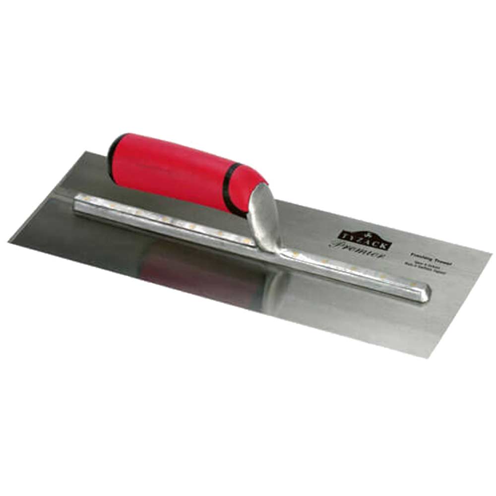 Image of WHS Tyzack Carbon Finishing Trowel with Soft Grip Handle 11&quot; x 4-5/8&quot;