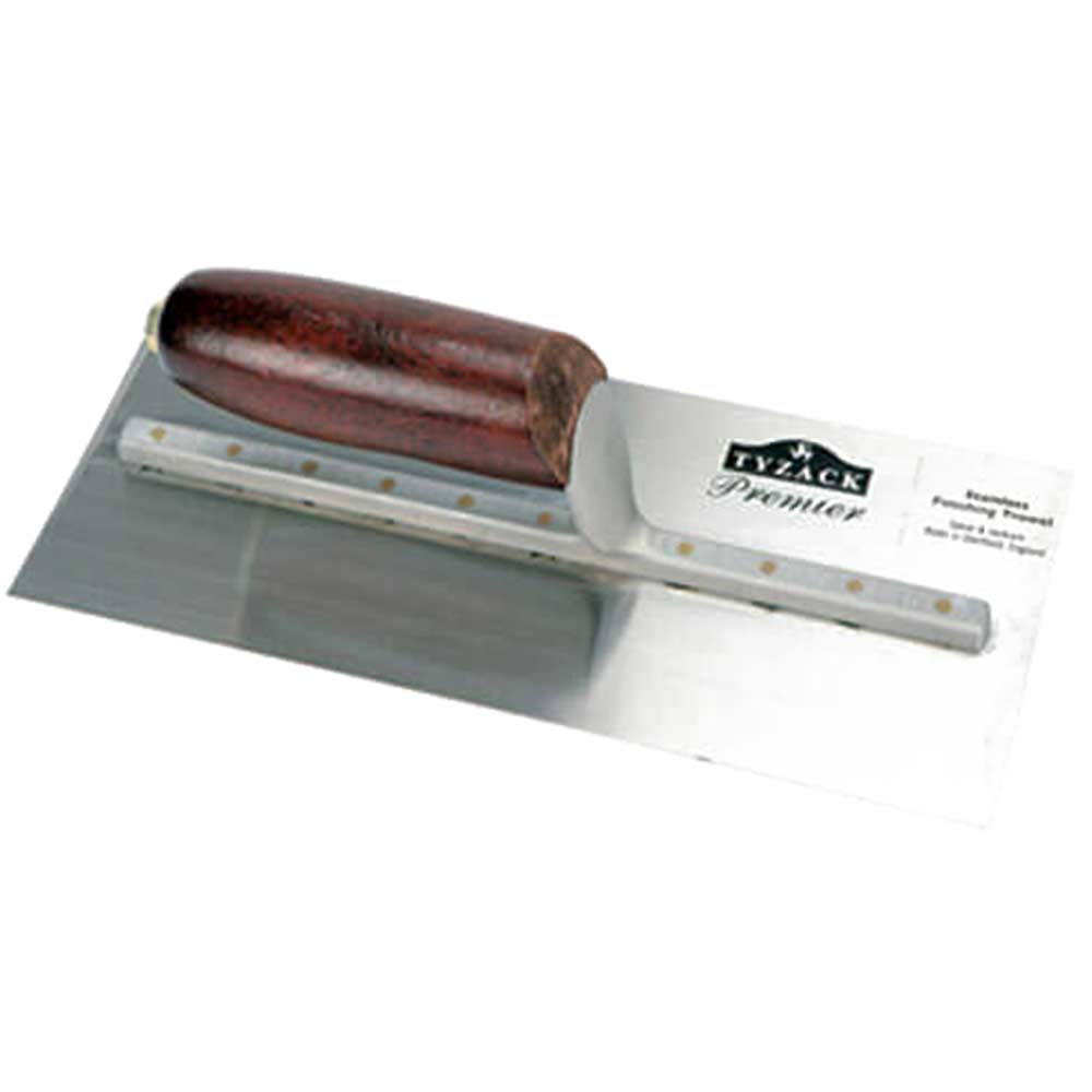 Image of WHS Tyzack Carbon Cementing Trowel Double Hang with Beech Handle 11&quot; x 4-5/8&quot;