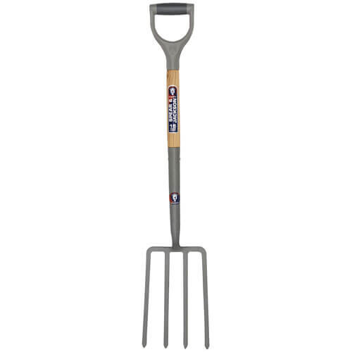 Spear & Jackson Neverbend Carbon Digging Fork with 712mm Handle