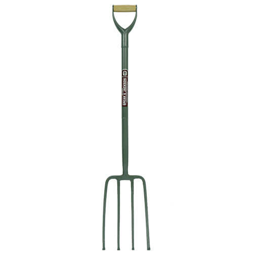 Spear & Jackson Neverbend Tubular Steel Contractors Fork with 760mm Handle