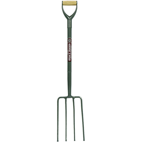 Spear & Jackson Neverbend Tubular Steel Lightweight Contractors Fork with 760mm Handle