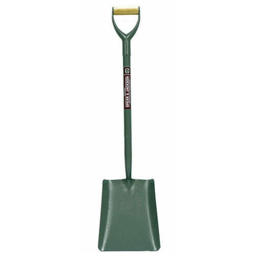 Spear & Jackson Neverbend Tubular Steel Square Mouth Contractors Shovel Size 2 with 711mm Handle
