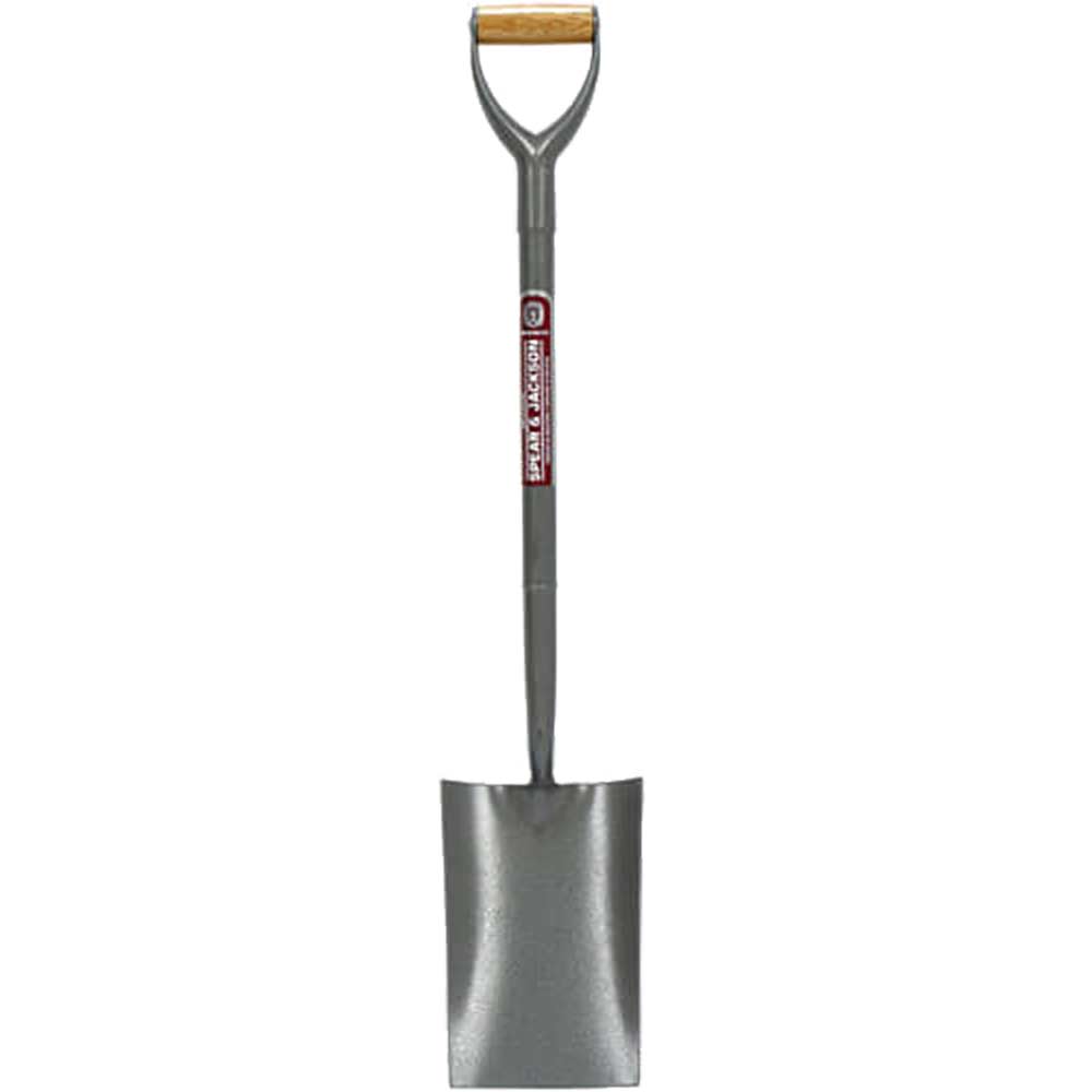 Image of Spear & Jackson Neverbend Tubular Steel Trenching Contractors Shovel with 711mm Handle