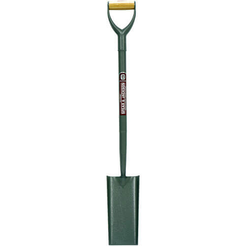 Spear & Jackson Neverbend Tubular Steel Cable Laying Contractors Shovel with 711mm Handle