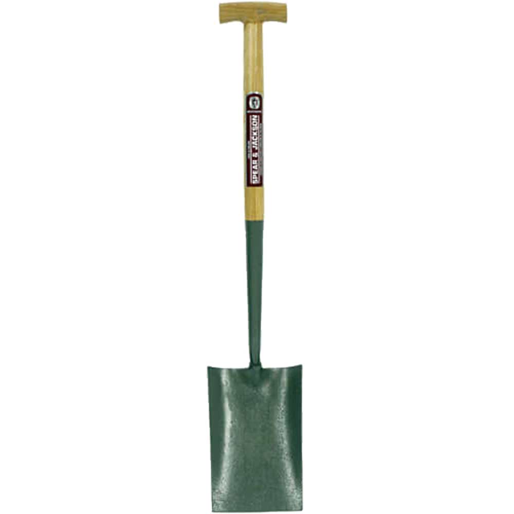 Image of Spear & Jackson Neverbend Solid Socket Trenching Contractors Shovel with 711mm T Handle