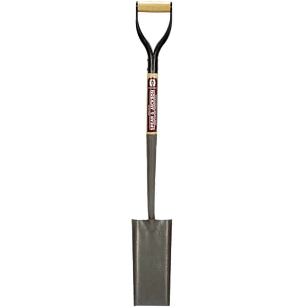 Image of Spear & Jackson Neverbend Solid Socket Cable Laying Contractors Shovel with 711mm Handle