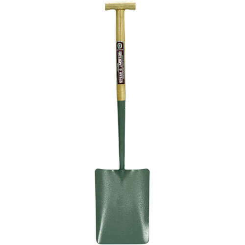 Spear & Jackson Neverbend Solid Socket Taper Mouth Contractors Shovel Size 2 with 711mm T Handle