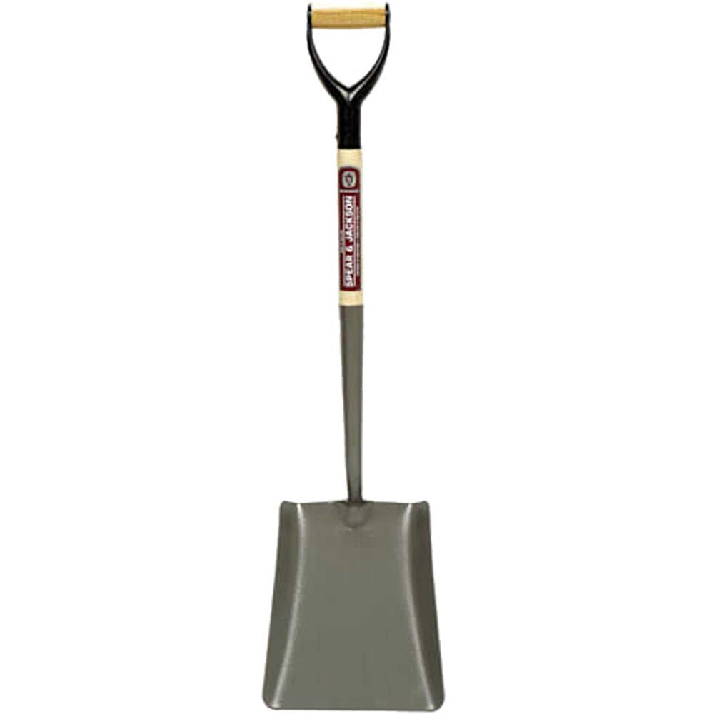 Spear & Jackson Neverbend Solid Socket Square Mouth Contractors Shovel Size 2 with 711mm MYD Handle