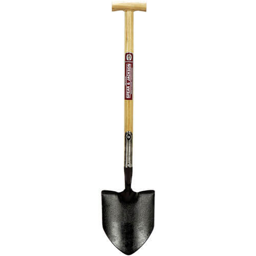 Spear & Jackson Neverbend Strapped General Service Treaded Contractors Shovel with 711mm Handle