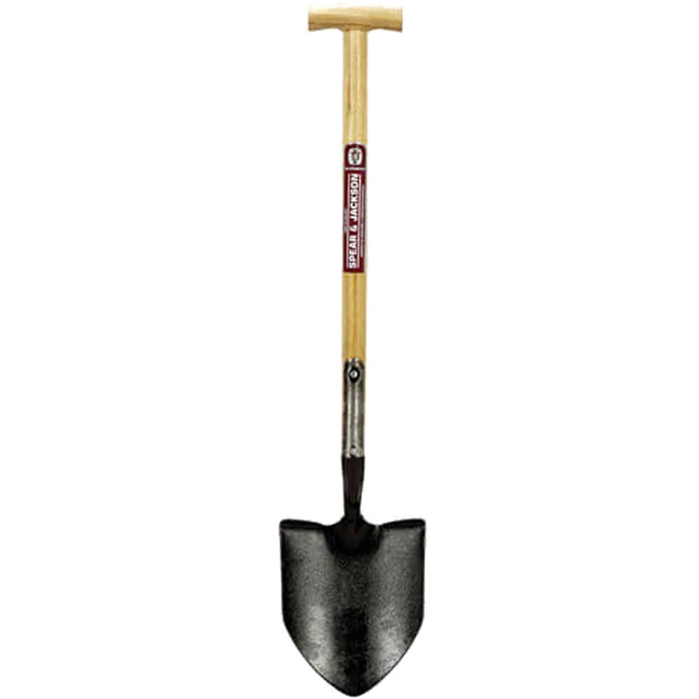 Spear & Jackson Neverbend Strapped General Service Treaded Contractors Shovel with 711mm Handle