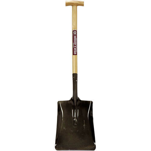 Spear & Jackson Neverbend Open Socket Square Mouth Contractors Shovel Size 4 with 711mm T Handle