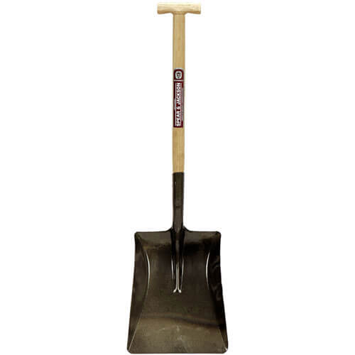 Spear & Jackson Neverbend Open Socket Square Mouth Contractors Shovel Size 6 with 711mm T Handle