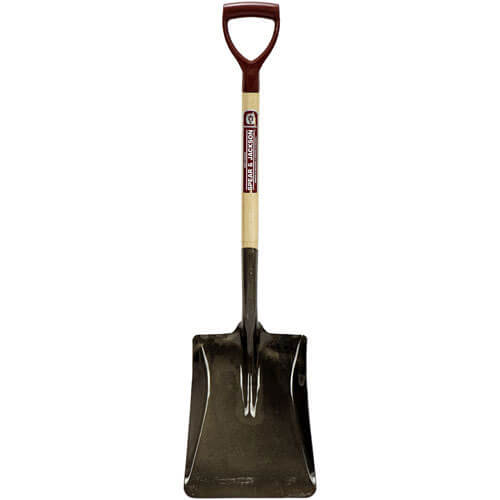 Spear & Jackson Neverbend Open Socket Square Mouth Contractors Shovel Size 4 with 711mm PY Handle