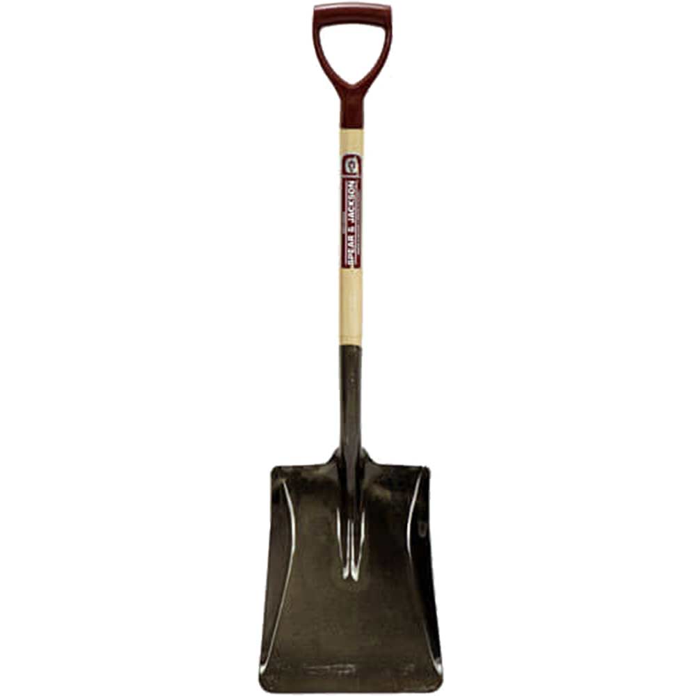 Image of Spear & Jackson Neverbend Open Socket Square Mouth Contractors Shovel Size 4 with 711mm PY Handle