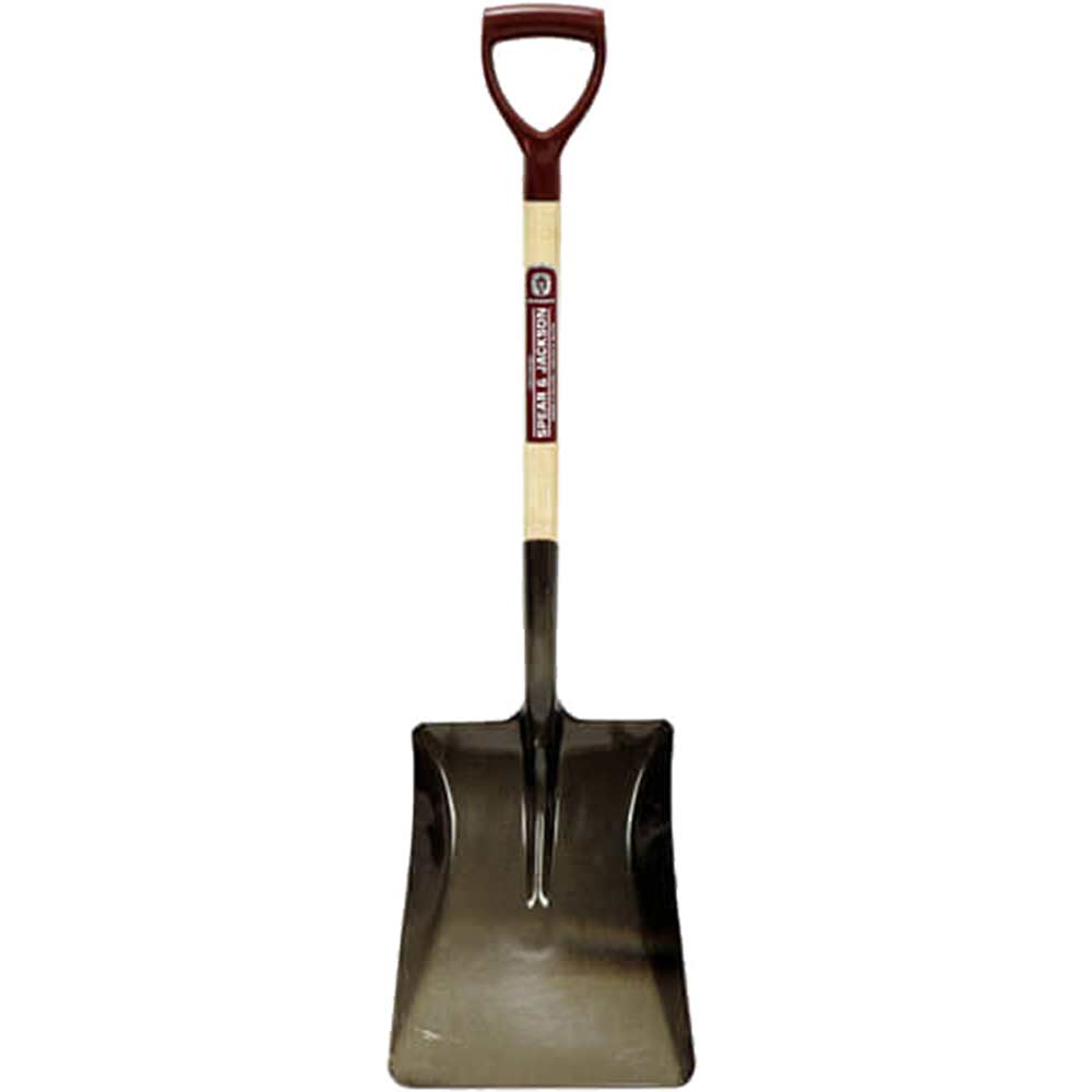 Spear & Jackson Neverbend Open Socket Square Mouth Contractors Shovel Size 6 with 711mm PY Handle