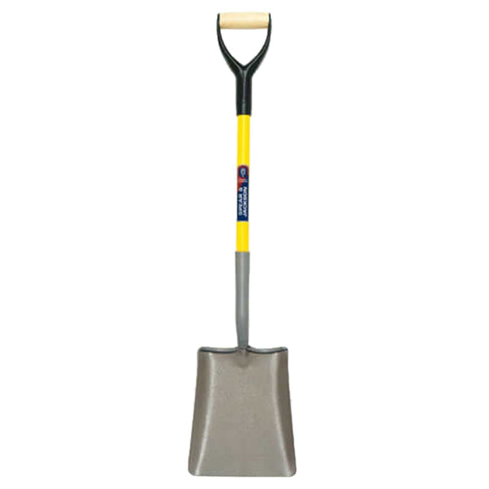 Image of Spear & Jackson Neverbend Fibrelite Treaded Square Mouth Contractors Shovel
