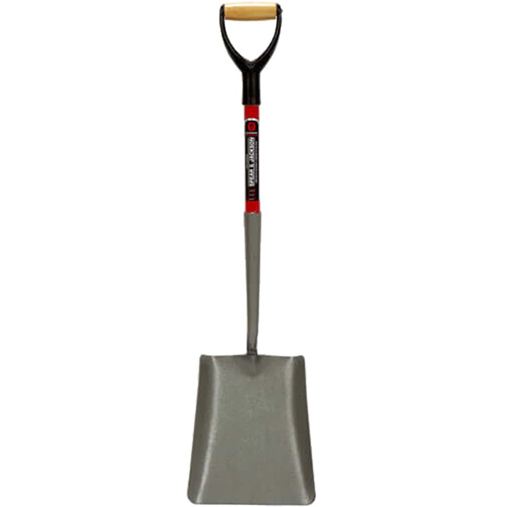 Image of Spear & Jackson Neverbend Fibreglass Square Mouth Contractors Shovel Size 2 with 711mm Handle