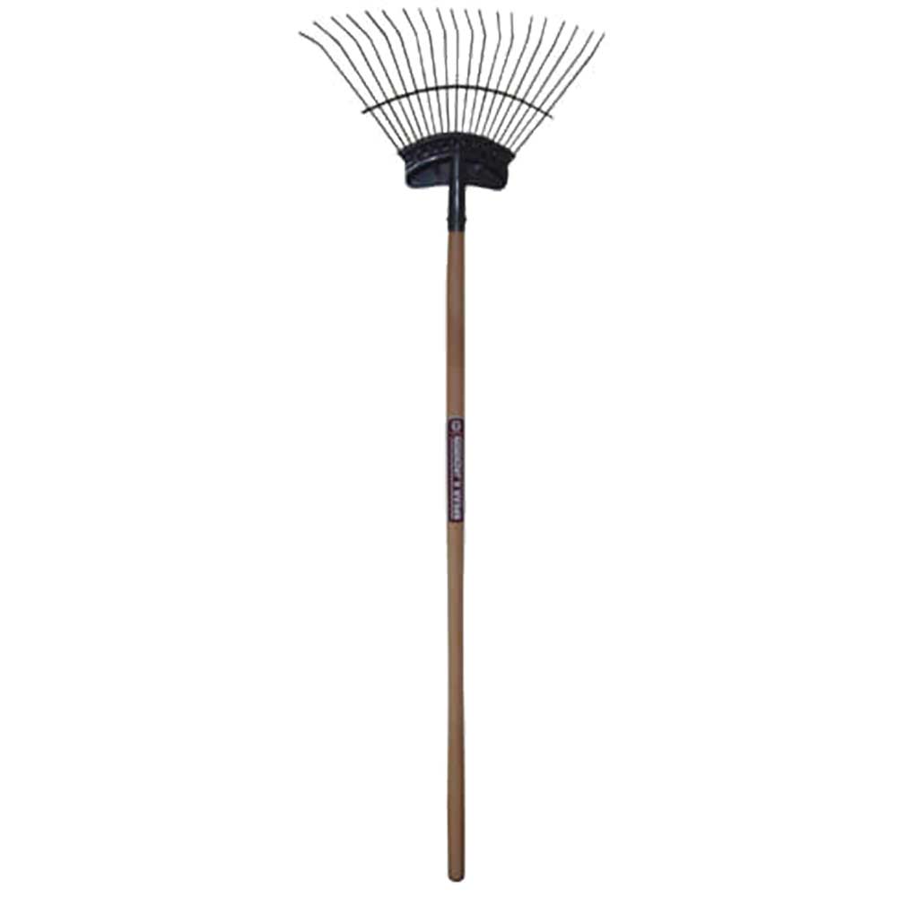 Spear & Jackson Neverbend Professional Heavy Duty Lawn Rake 1219mm Handle